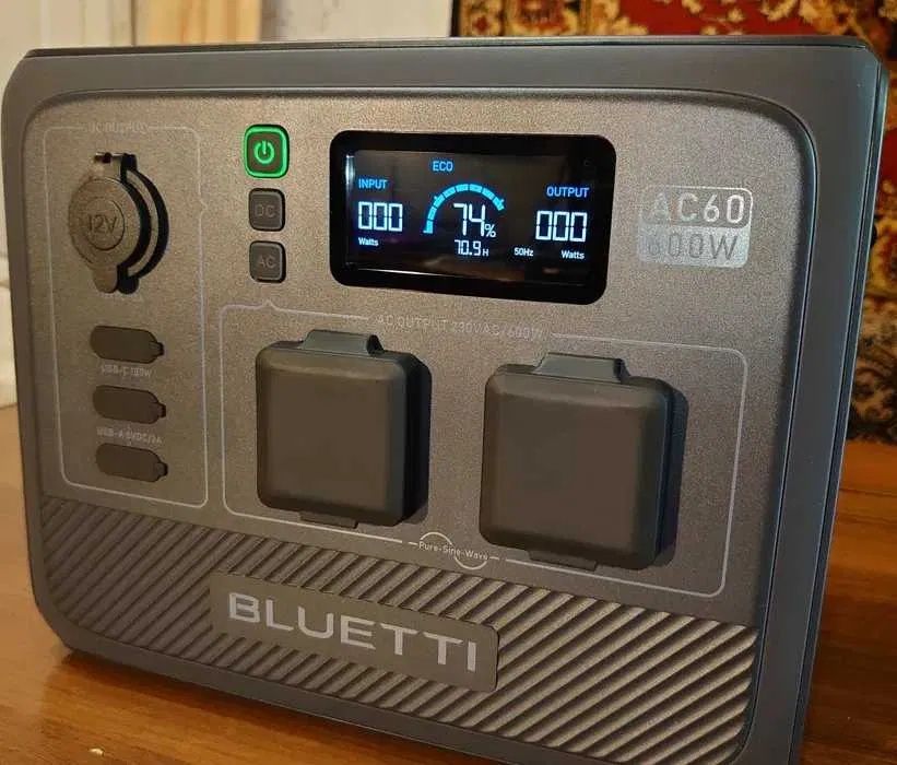 Портативна Зарядна станція BLUETTI AC60 Потужність 600 Вт + відео роб