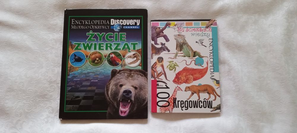 zestaw, encyklopedie, zwierząt, 2 szt, zwierzęta, życie, kręgowce