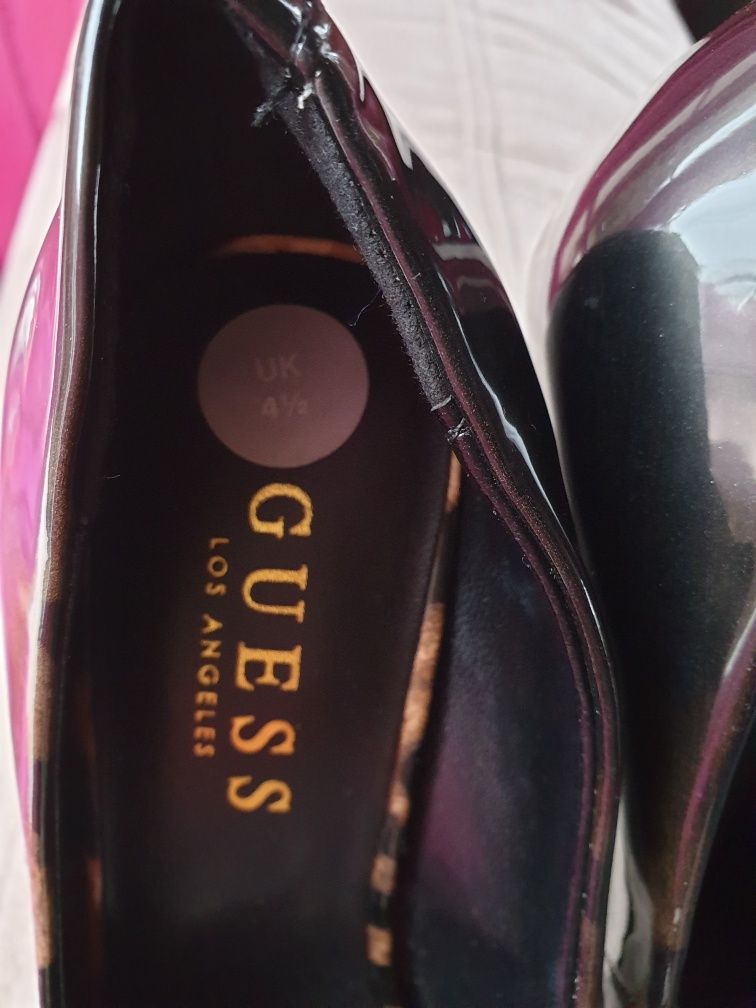 Guess szpilki ocelot r. 37,3 - 23cm, odjazdowe