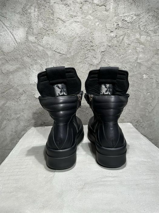 Rick Owens Geobasket Double Bumper/Megabumper Black/Преміум якість!