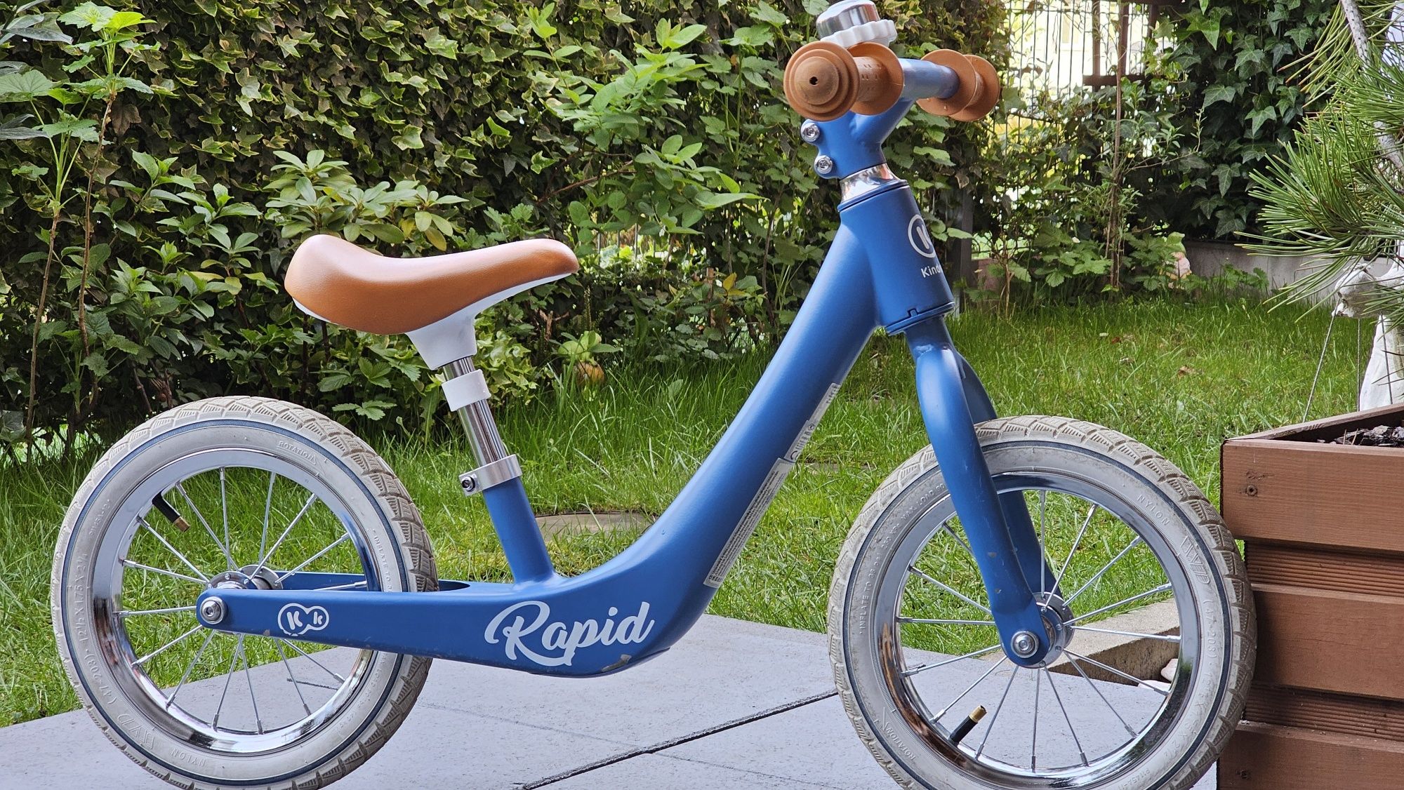 Rower biegowy Rowerek dla dziecka Kinderkraft RAPID niebieski