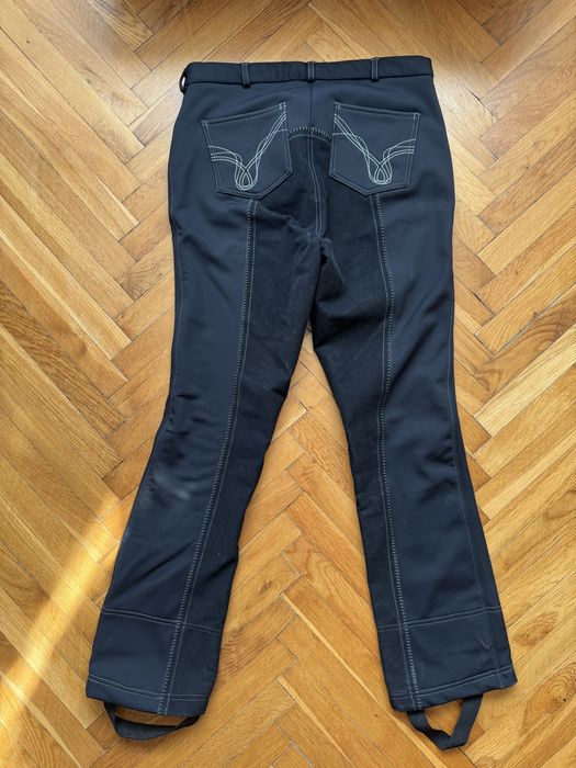 Busse bryczesy do jazdy konnej XXL 44 czarne jodhpur zimowe termiczne