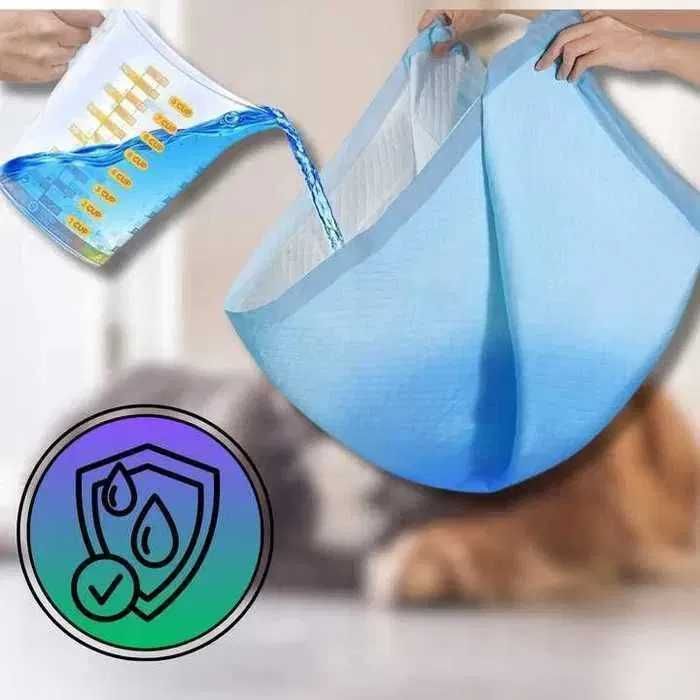 50x DUŻE MATY HIGIENICZNE DLA PSA 90x60 podkłady do nauki sikania