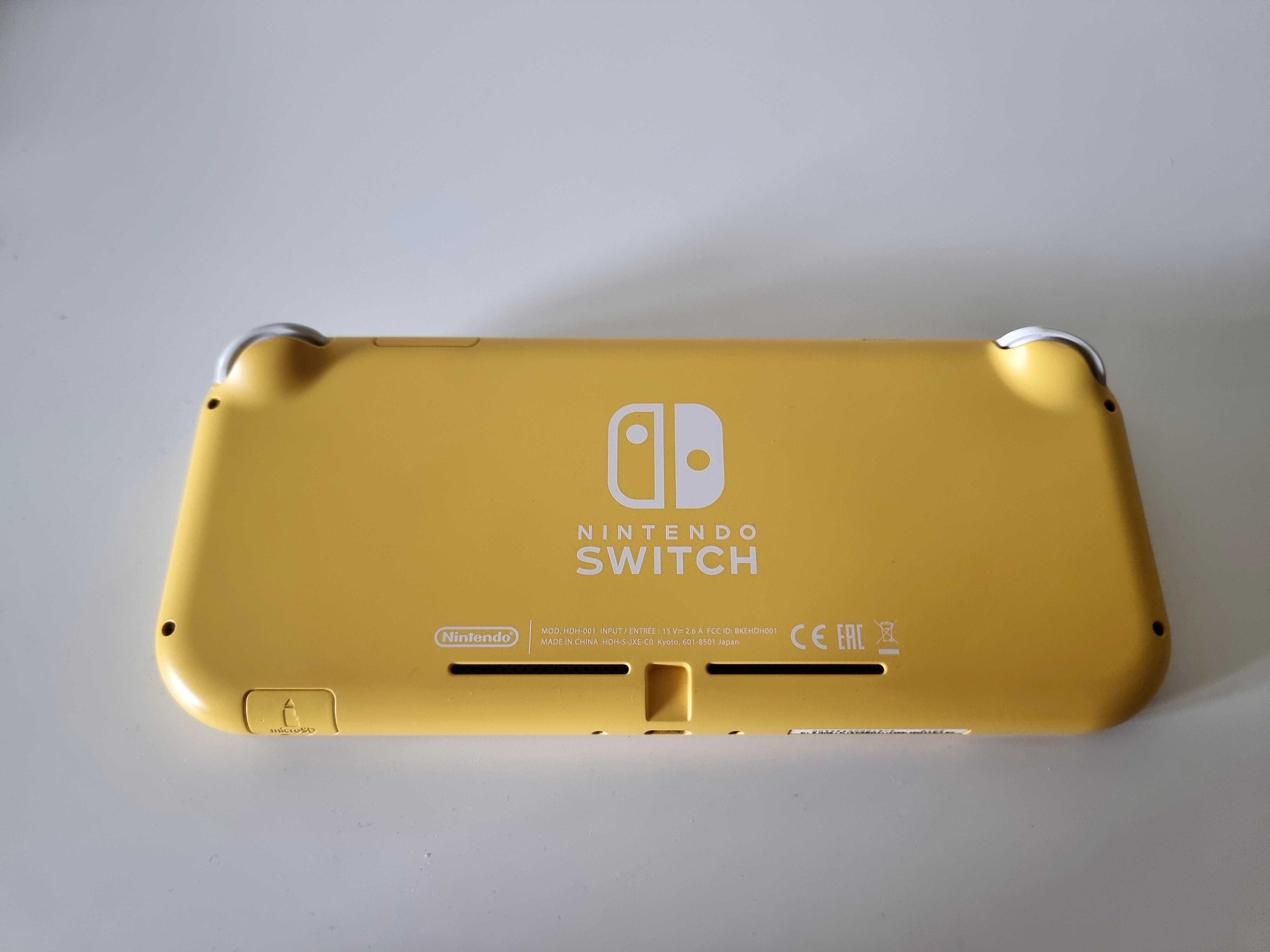 Konsola Nintendo Switch Lite komplet żółta
