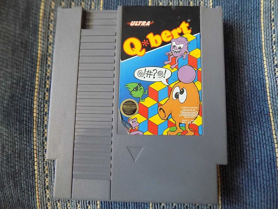 Q*bert - gra na Nintendo Entertainment System (NES) NTSC USA klasyk =)