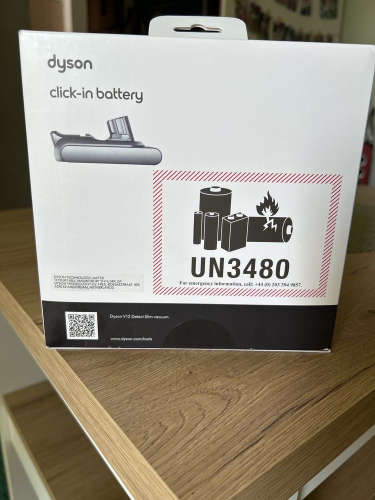 Bateria Dyson V12 Delect Slim z ładowarką.
