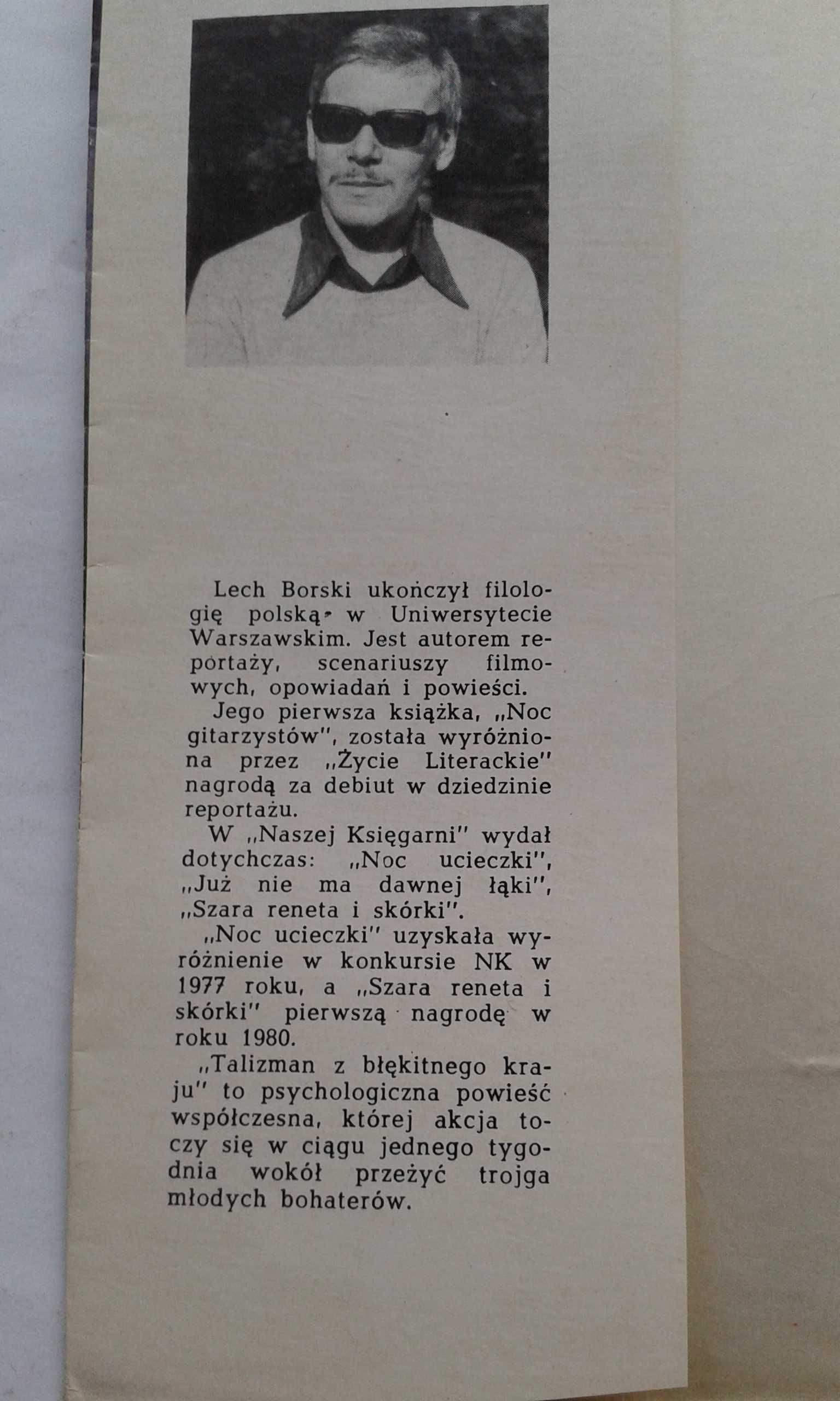Talizman z błękitnego kraju - Lech Borski