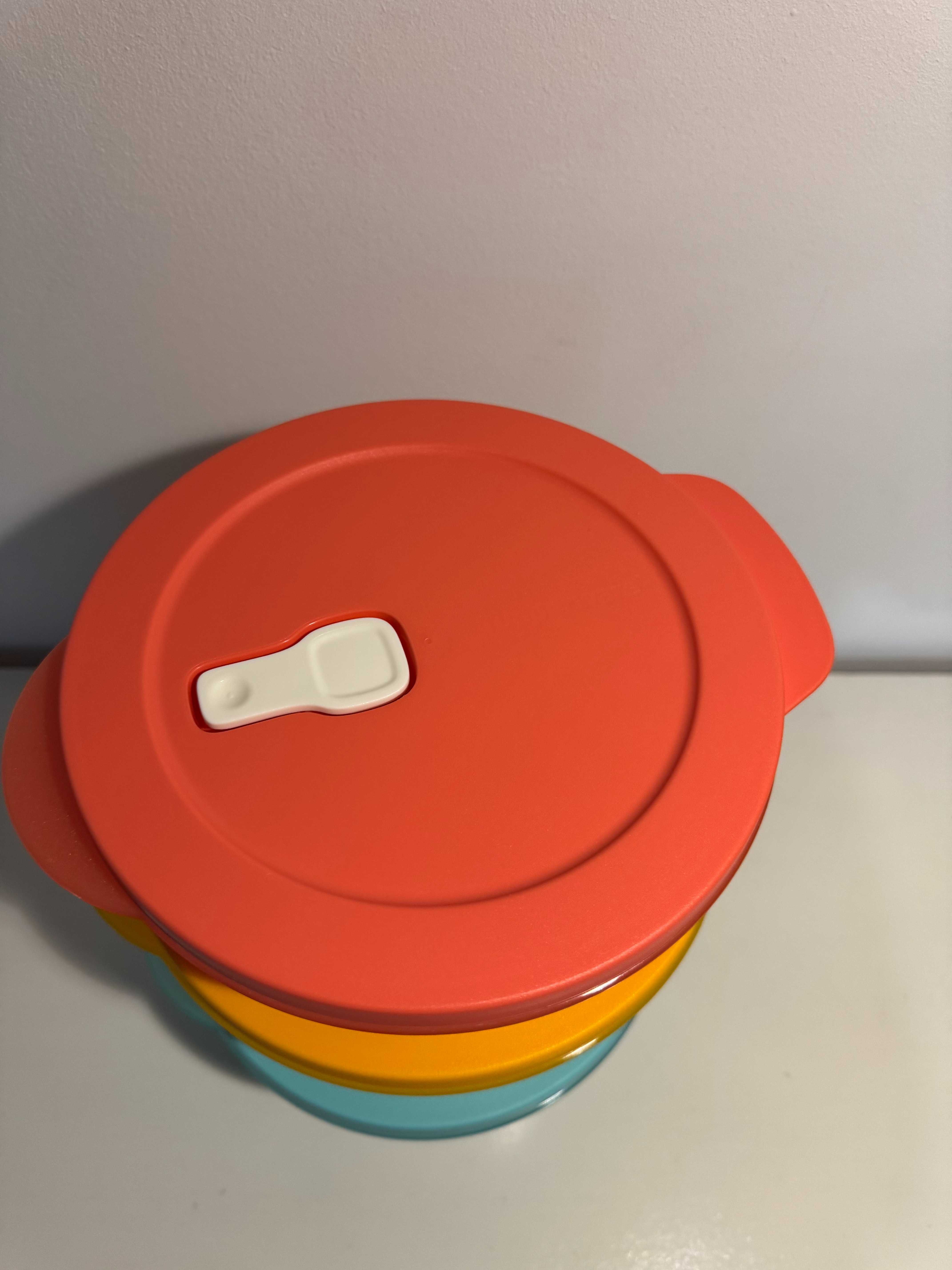 3 Caixas Tupperware (850ml, 1.3L e 1.8L)