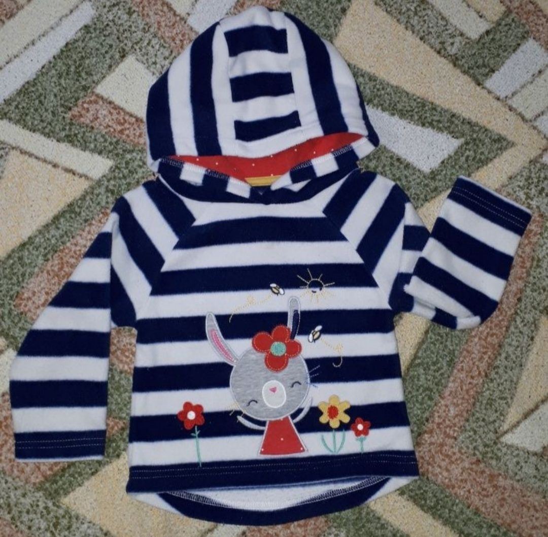 Кофта Mothercare фліс для дівчинки 80 см.