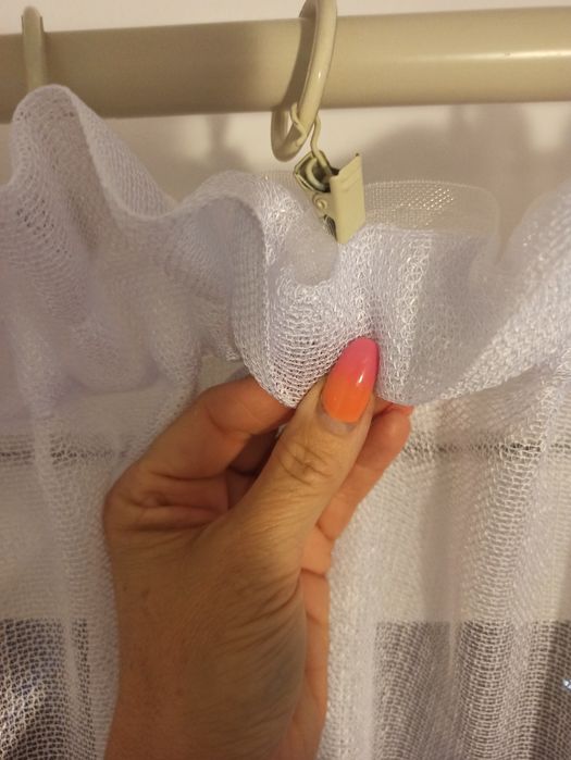 Firanki śnieżnobiałe szyte na wymiar