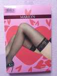 Pończochy samonośne Marilyn czarne M/L