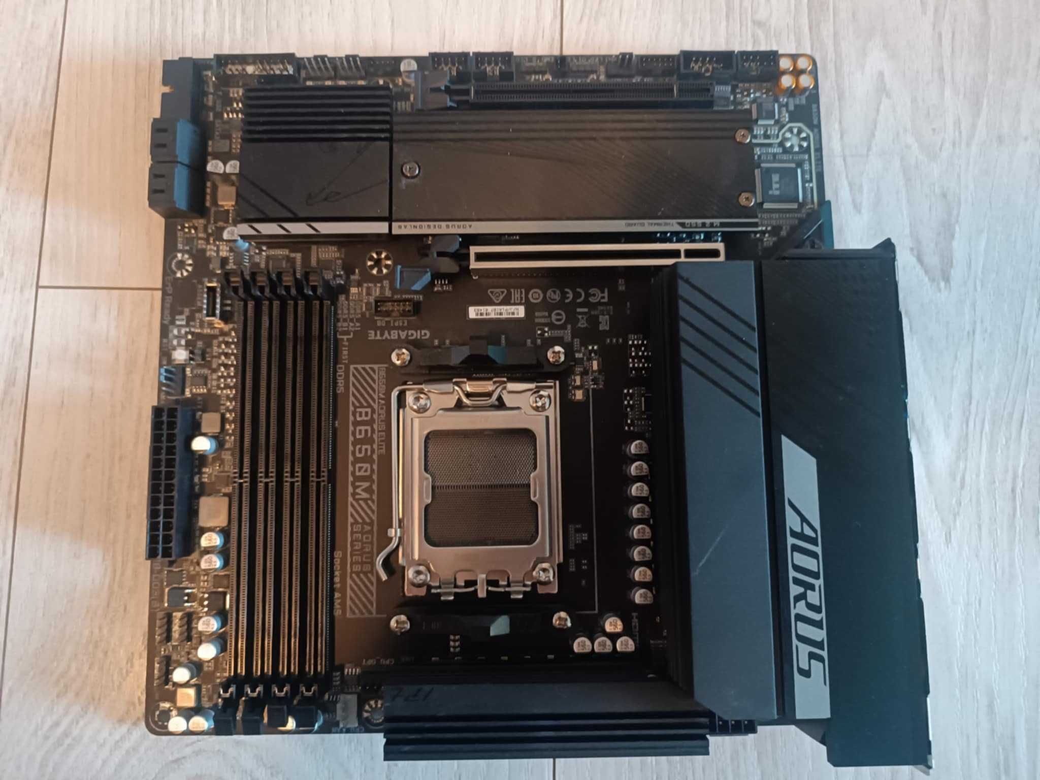 Gigabyte Płyta główna B650M AORUS ELITE AX AM5 4DDR5 HDMI/DP mATX