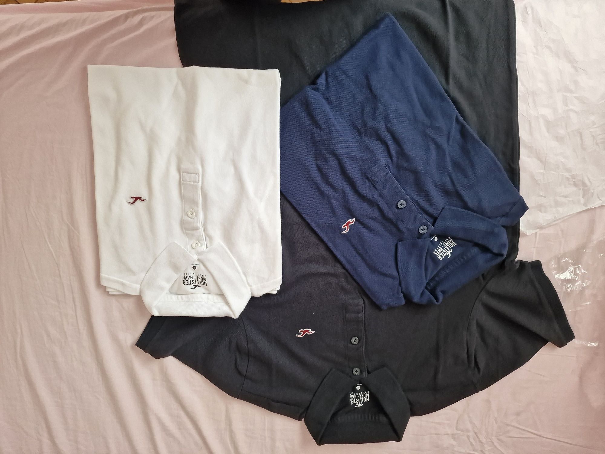 Zestaw 3 koszulek polo Hollister  Okazja r XL