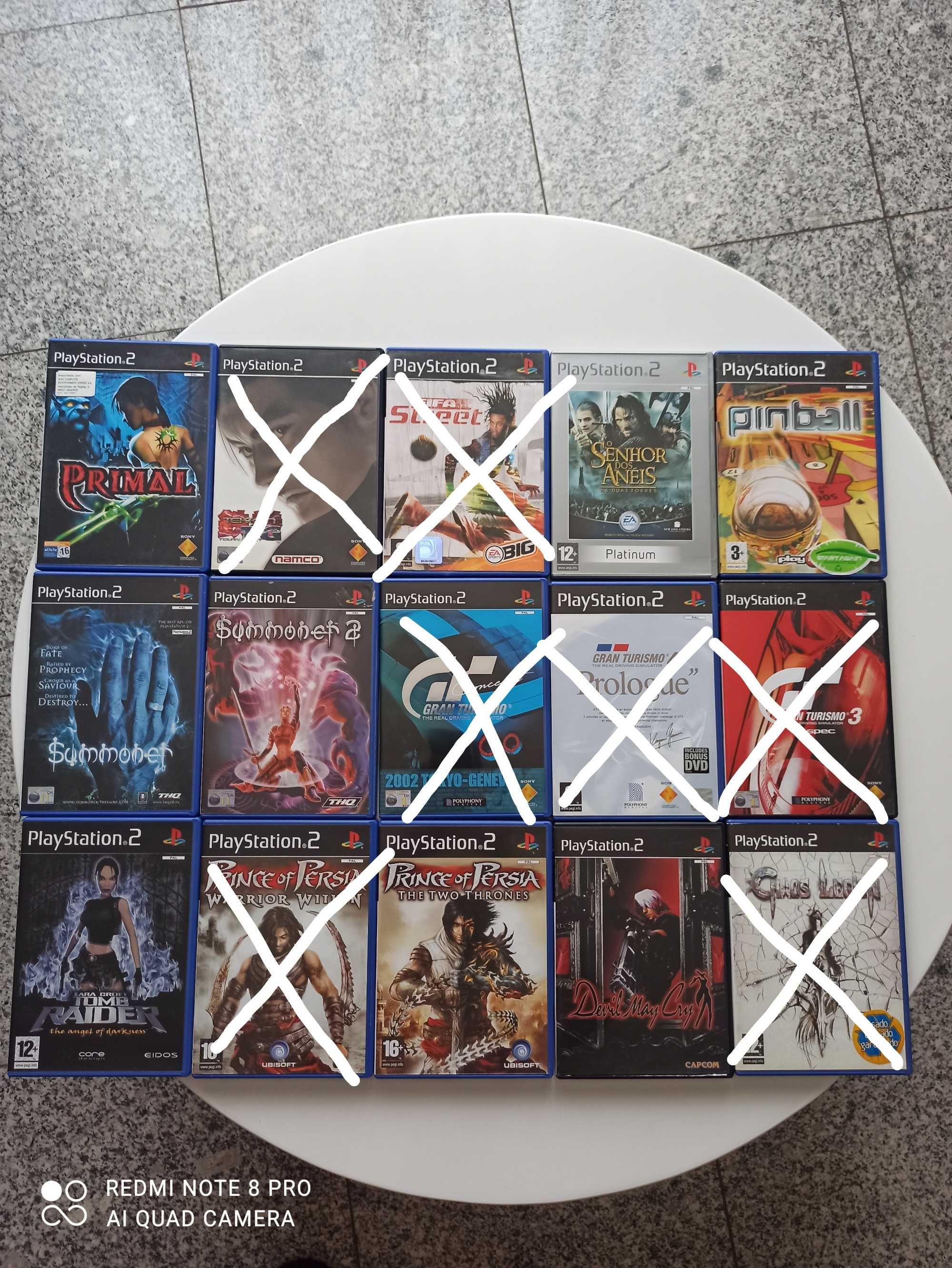 Vendo jogos PS2 completos e quase novos