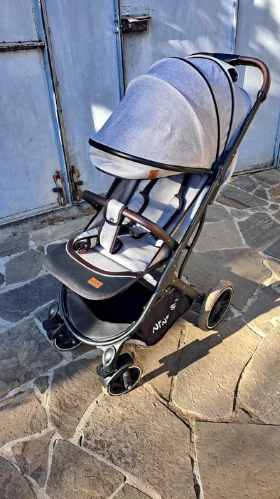 Прогулянкова коляска Ninos Nava Light Grey