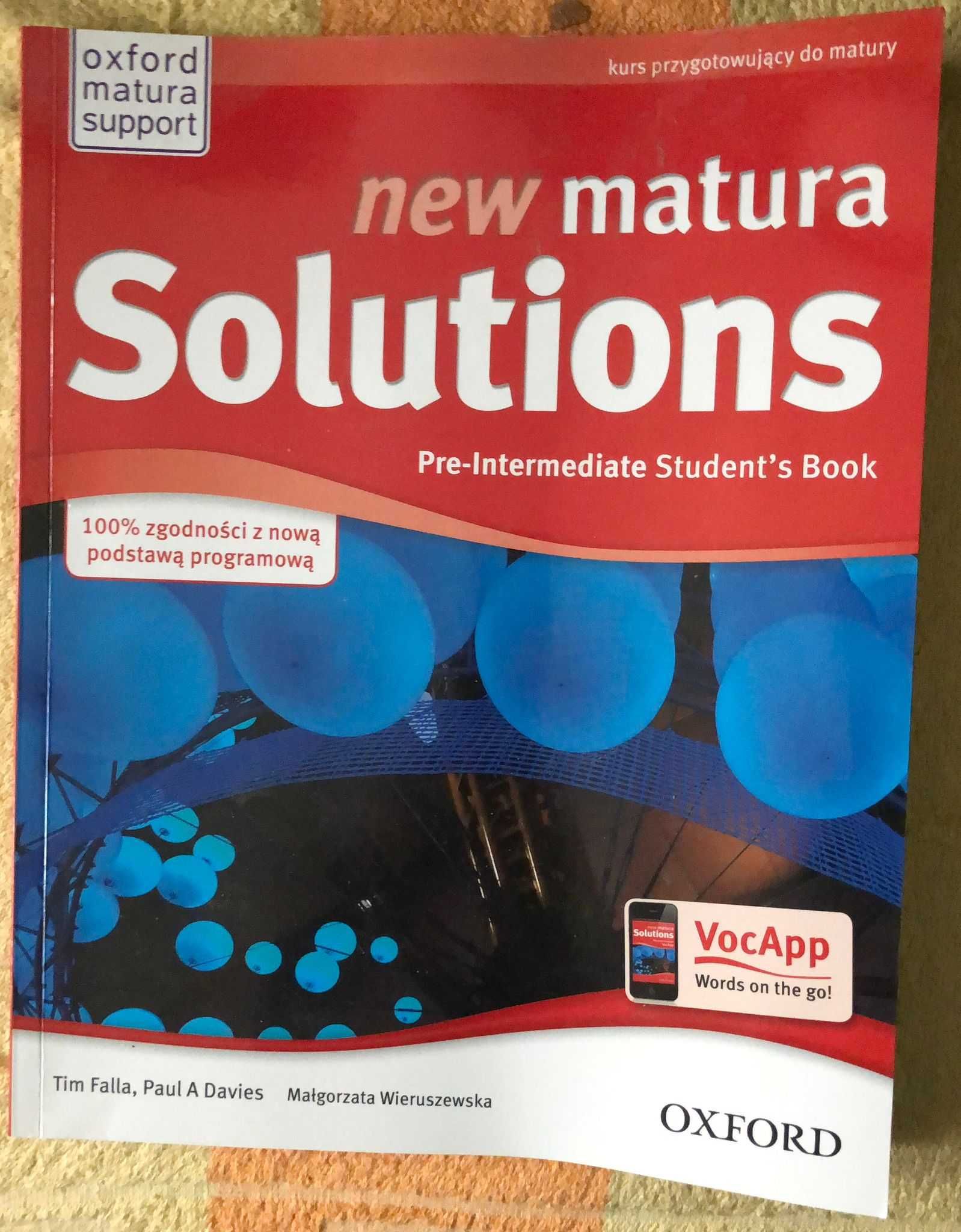 Oxford new matura z angielskiego solutions pre-intermediate student's