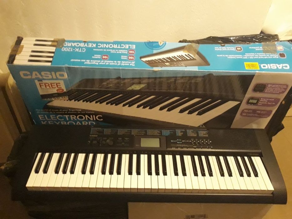 Keyboard Casio CTK-1200AD Full Size Starter Organy 5 Oktaw