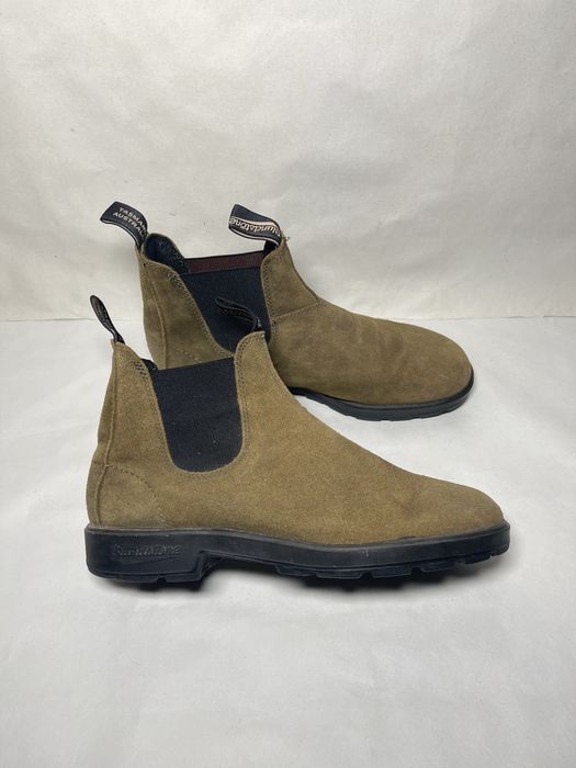 Преміальні високоякісні челсі Blundstone 1911 Brown Suede розмір ~ 43