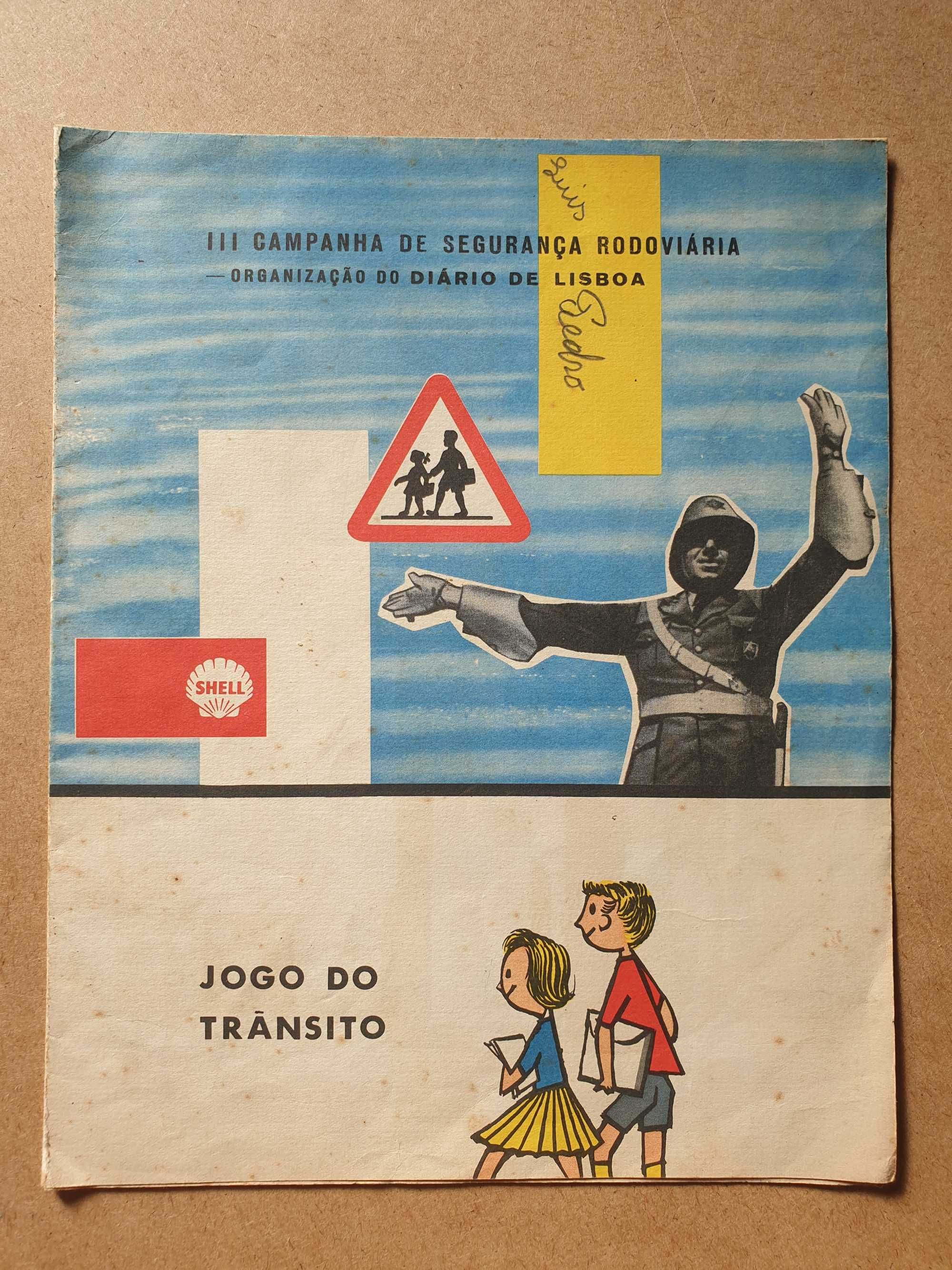 Antigo Jogo Promocional SHELL Jogo do Trânsito - Anos 60