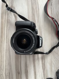 Lustrzanka Canon EOS 4000D duży komplet. Stan idealny.
