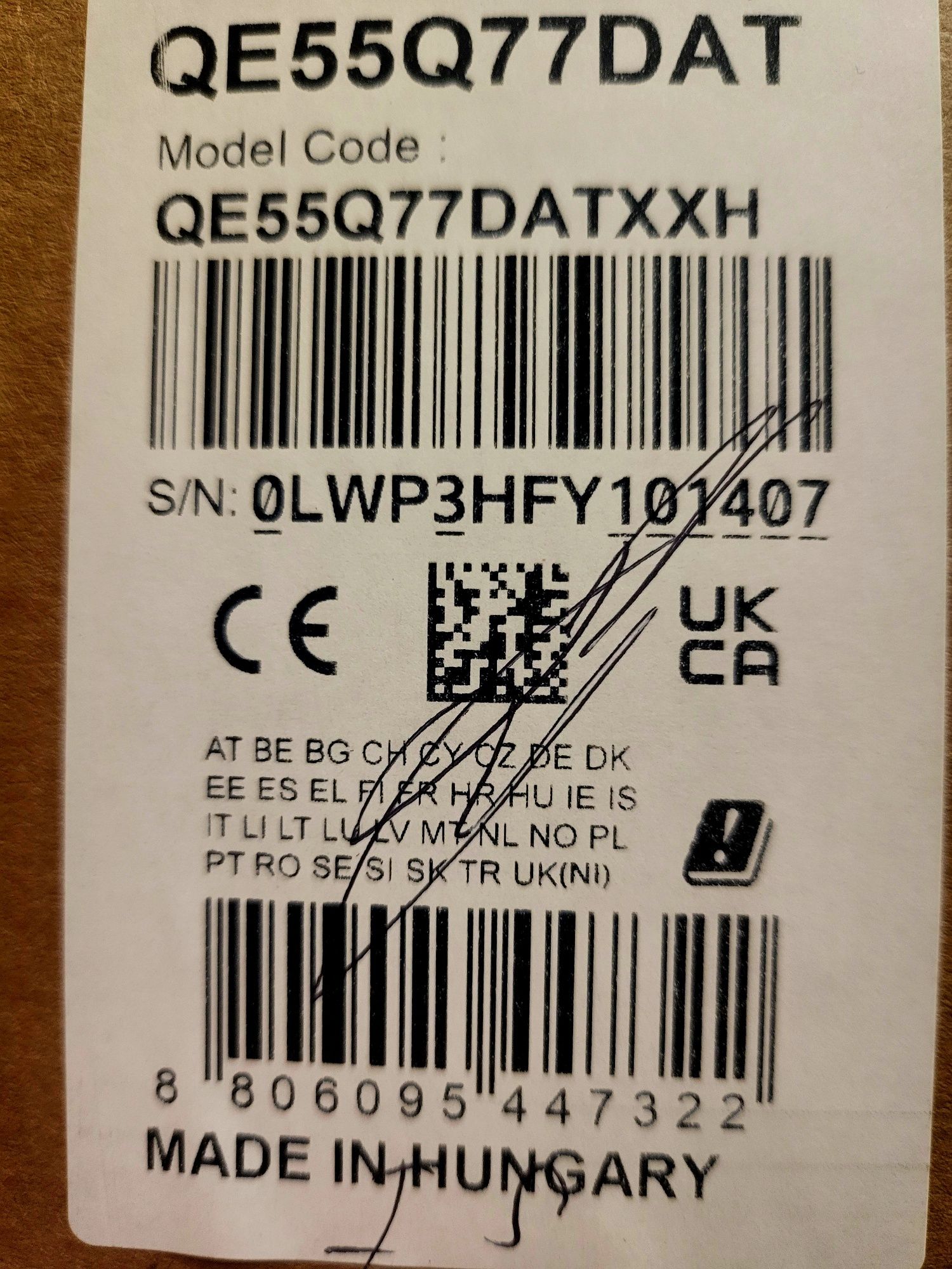 Телевізор 55 Samsung Qled Q77D 120 Hz якість бомба