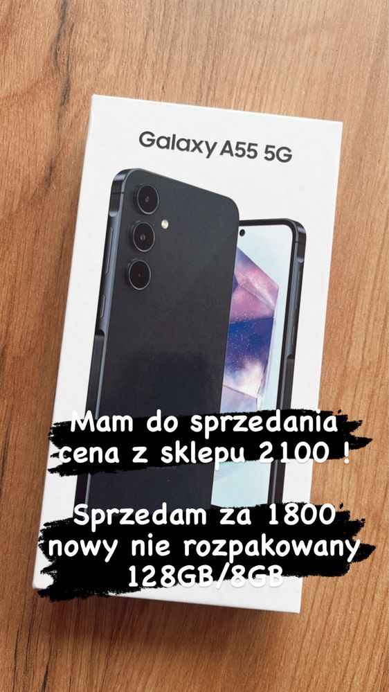 Samsung a55 Nowy w pudełku !