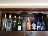 Garragas gin vazias