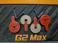 Klocki hamulcowe KuKirin G2 Max/Pro - 2 komplety (2×2 szt.+2 sprężynki
