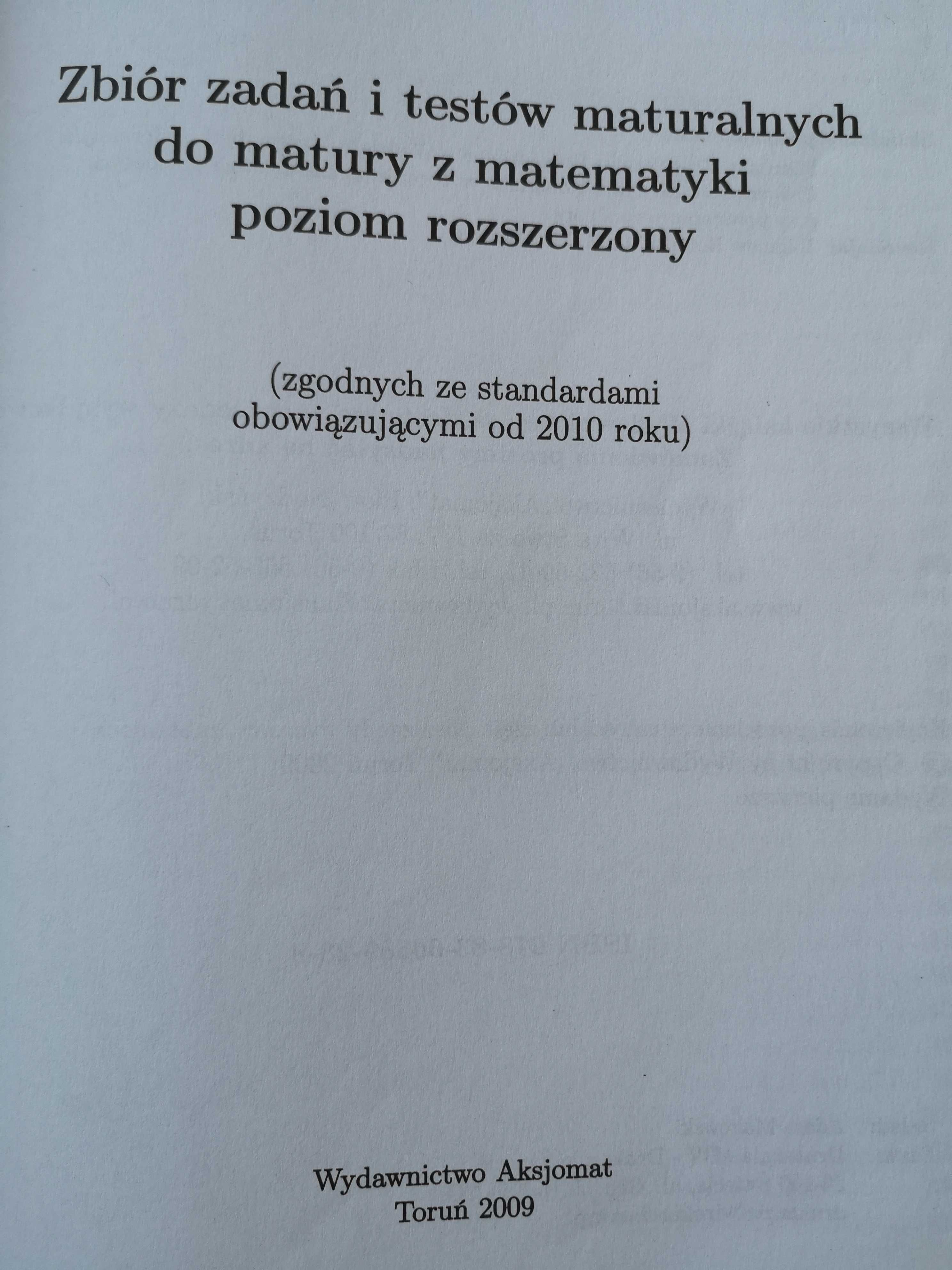 Testy maturalne matematyka Aksjomat