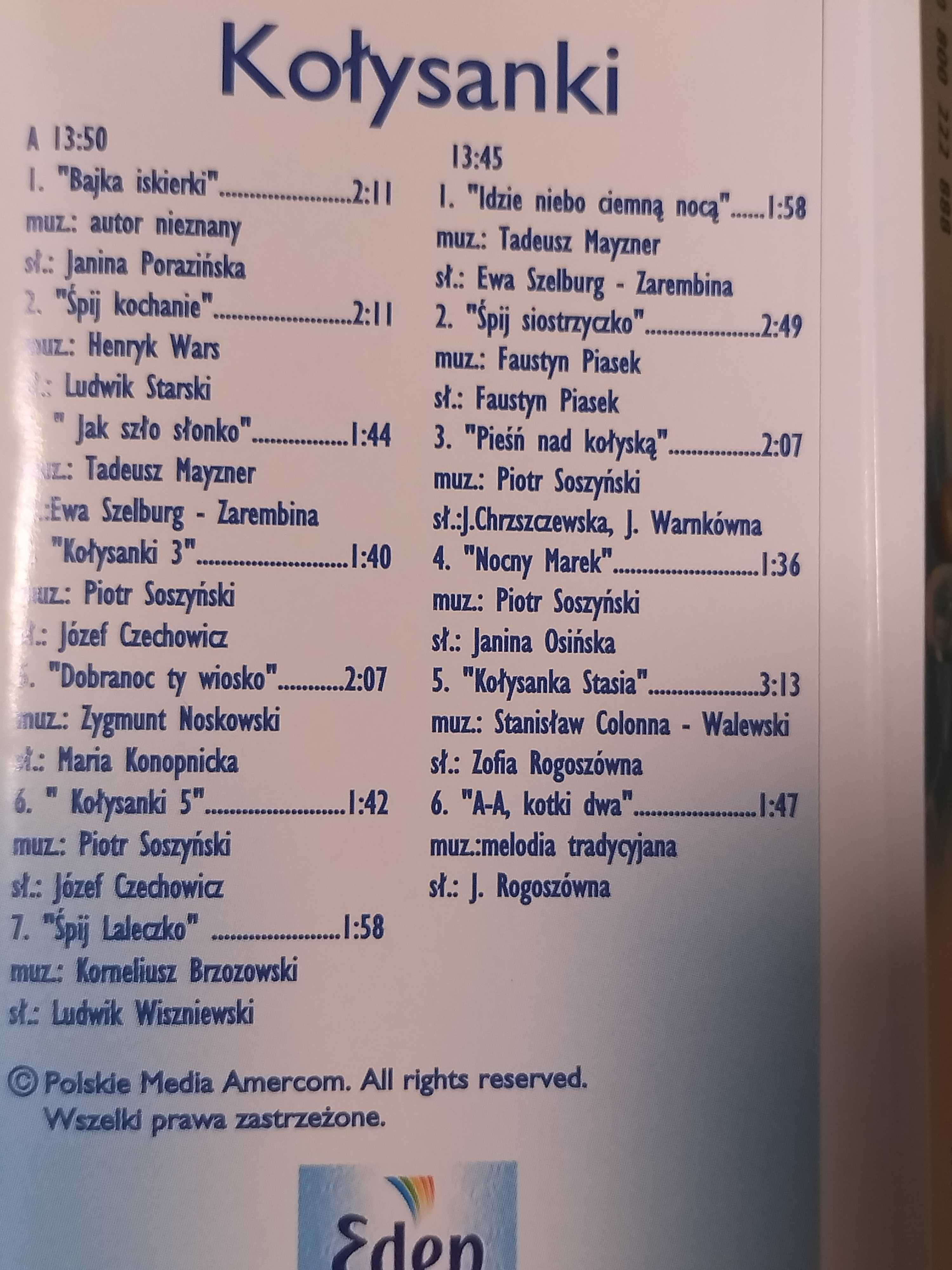 kaseta Wśród nocnej ciszy, kolędy Ryszard Rynkowski i Renata Dąbkowska