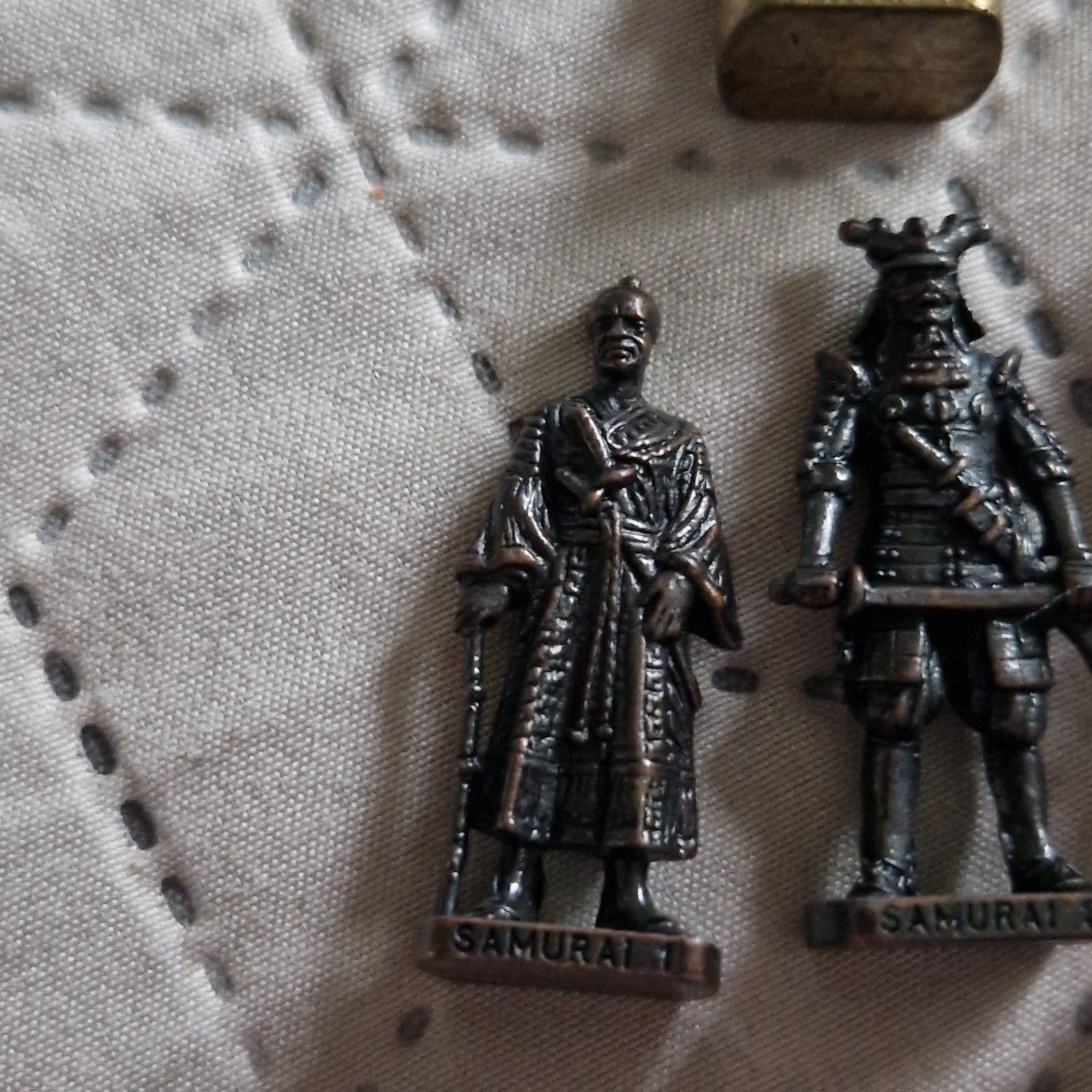 Samuraj metalowe figurki z Kinder niespodzianka