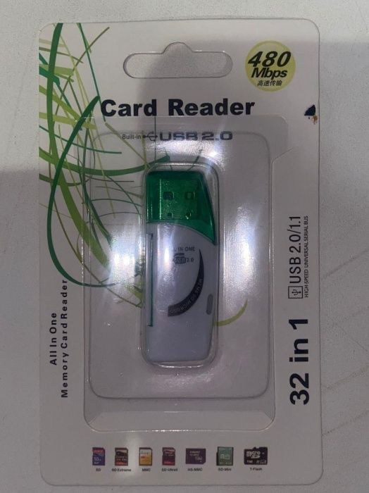 USB Card Reader Картридер microSD SD 32 в 1