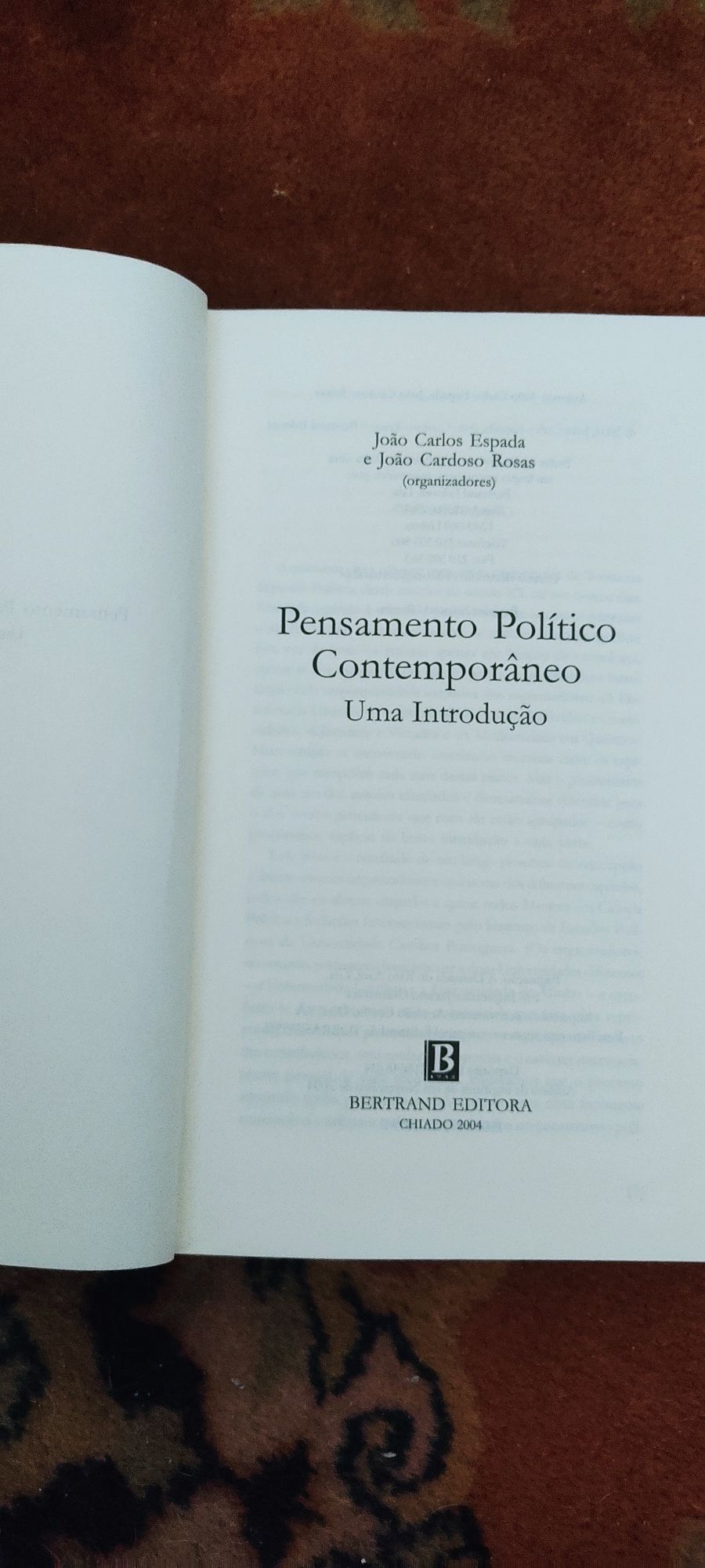 Pensamento Político Contemporâneo