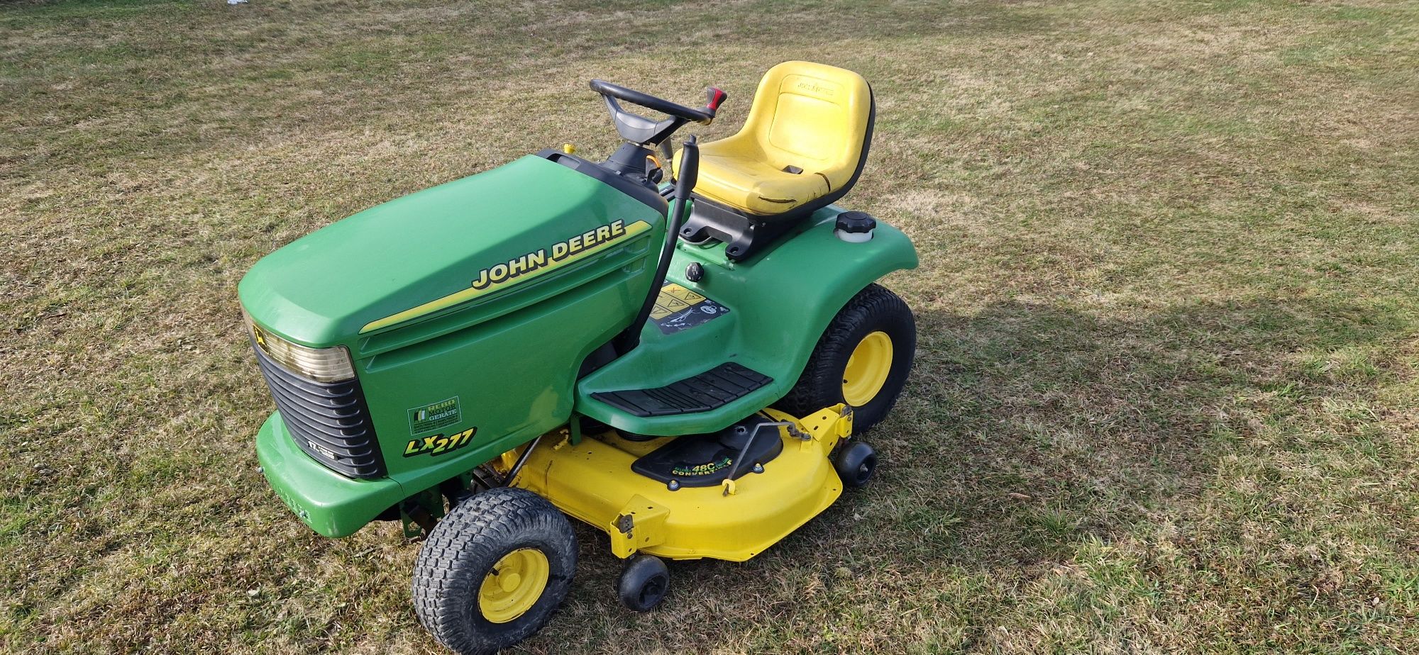 Kosiarka traktorek john deere lx277 kawasaki  silnik