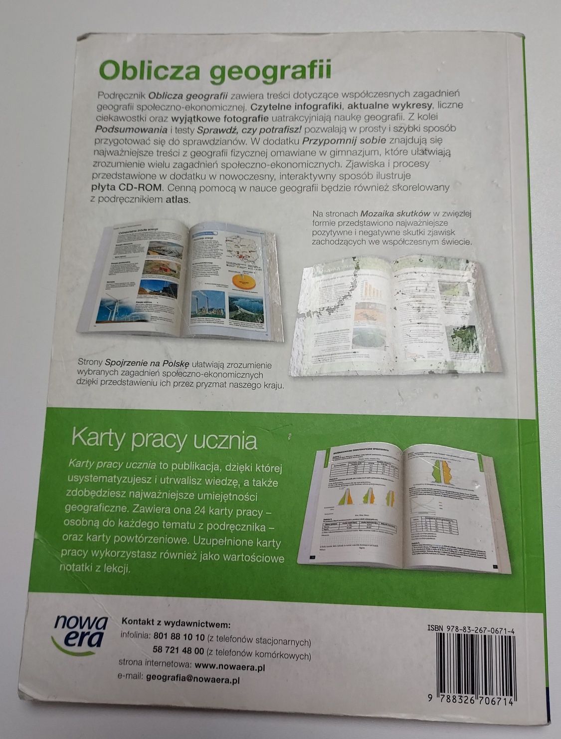 Oblicza geografii Podręcznik Zakres podstawowy + CD+ karty pracy