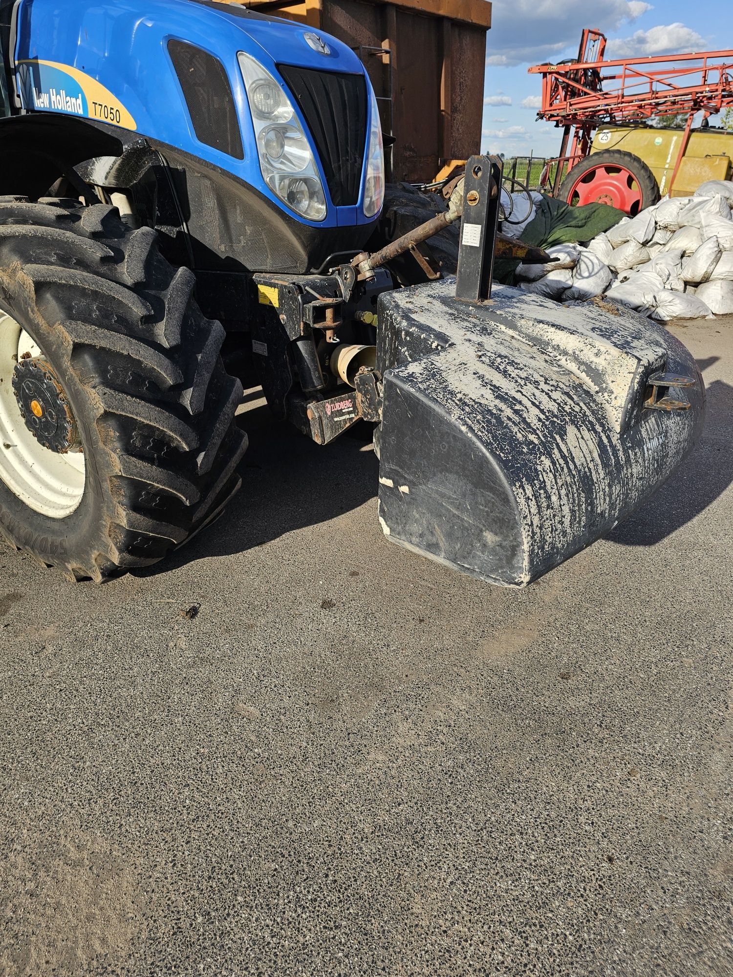 New holland t7050 Rc 2008r tuz wom pneumatyka amortyzowana  os