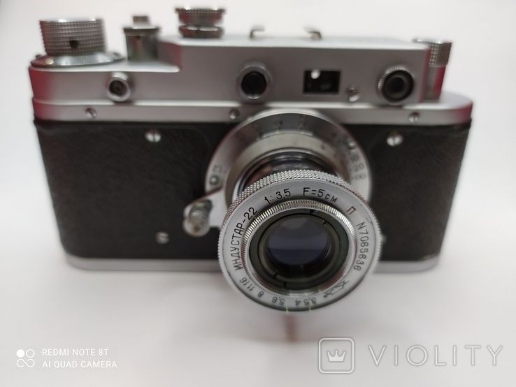 Zorki S aparat fotograficzny. Industar-22