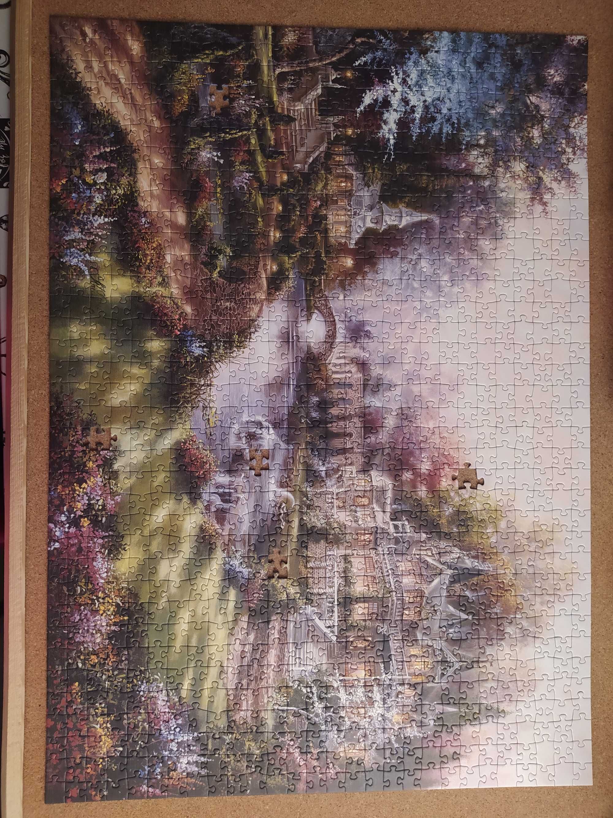 Puzzle 1000 elementów Ravensburger Morning glory (-5)