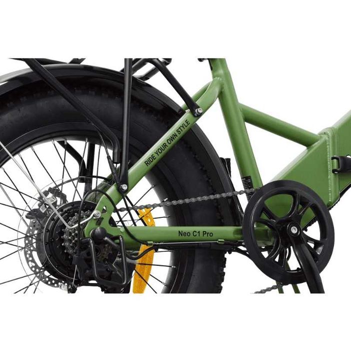 Rower elektryczny Ovivo Neo C1 Pro - składak, fatbike, koła 20"