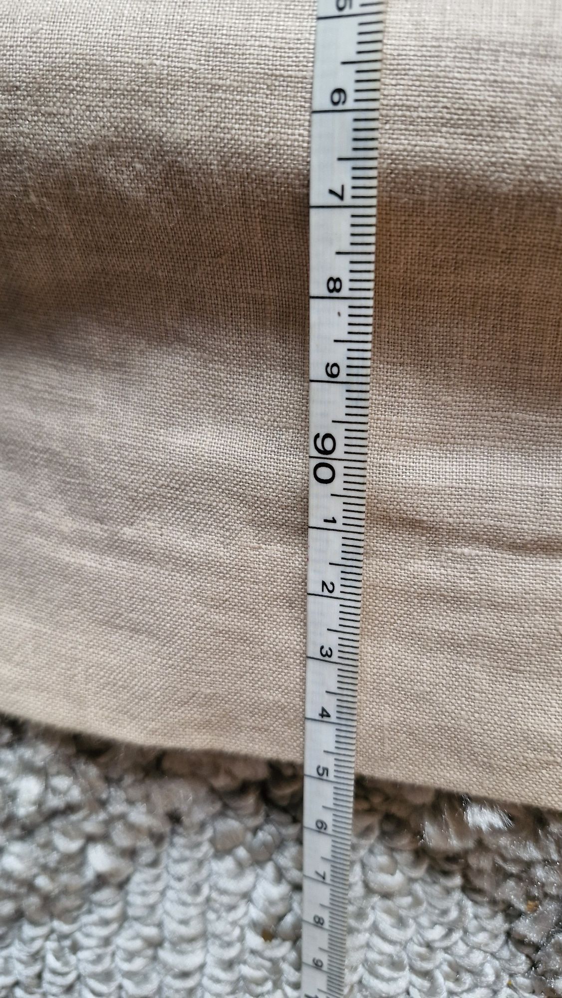 Lniana  sukienka letnia L