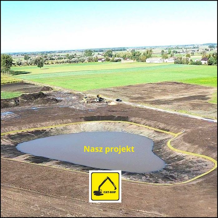 Kopanie, pogłębianie, rewitalizacja oraz odmulanie stawów