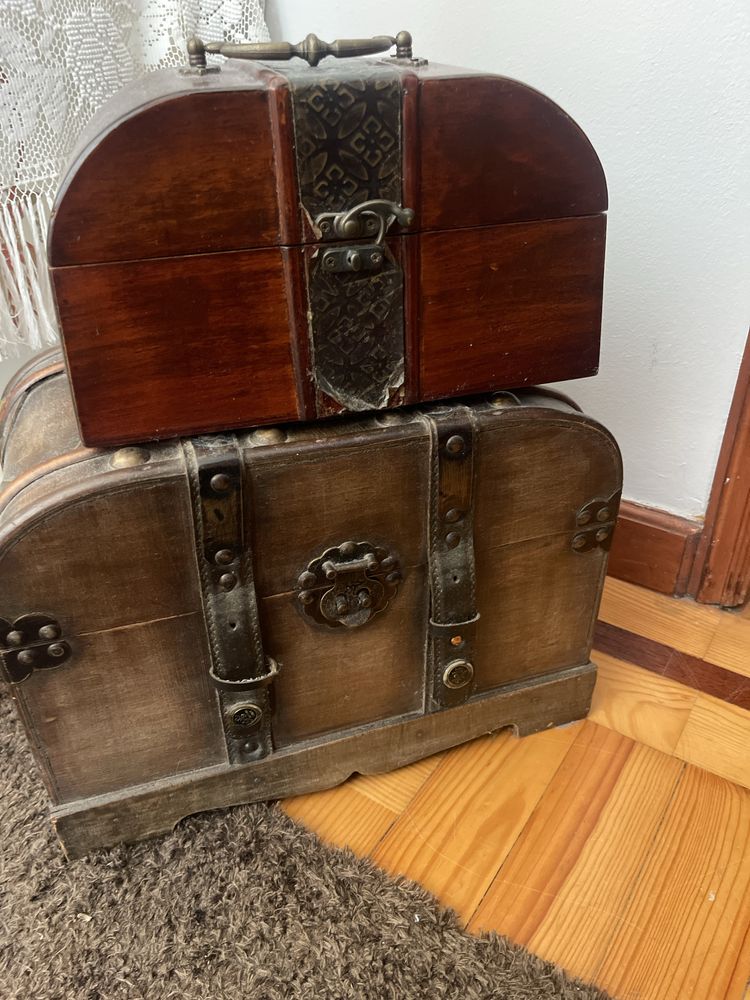 Bau de arrumacao para decoracao
