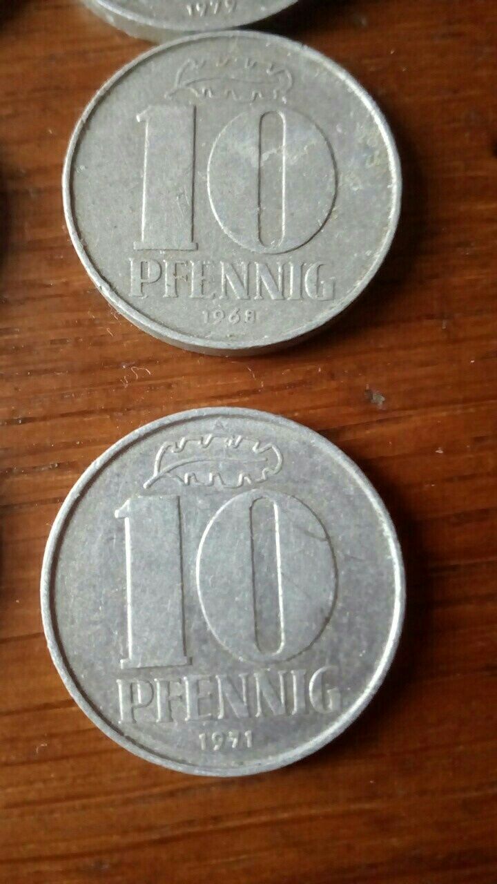 1 Marka DDR  z 1977roku 100 dinar Jugoslawia 1987