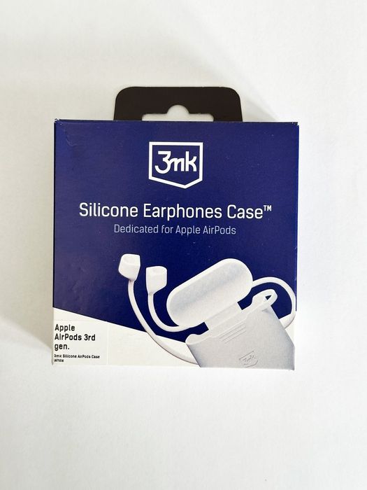 3MK - silikonowe etui na Apple Airpods 3 generacji - białe