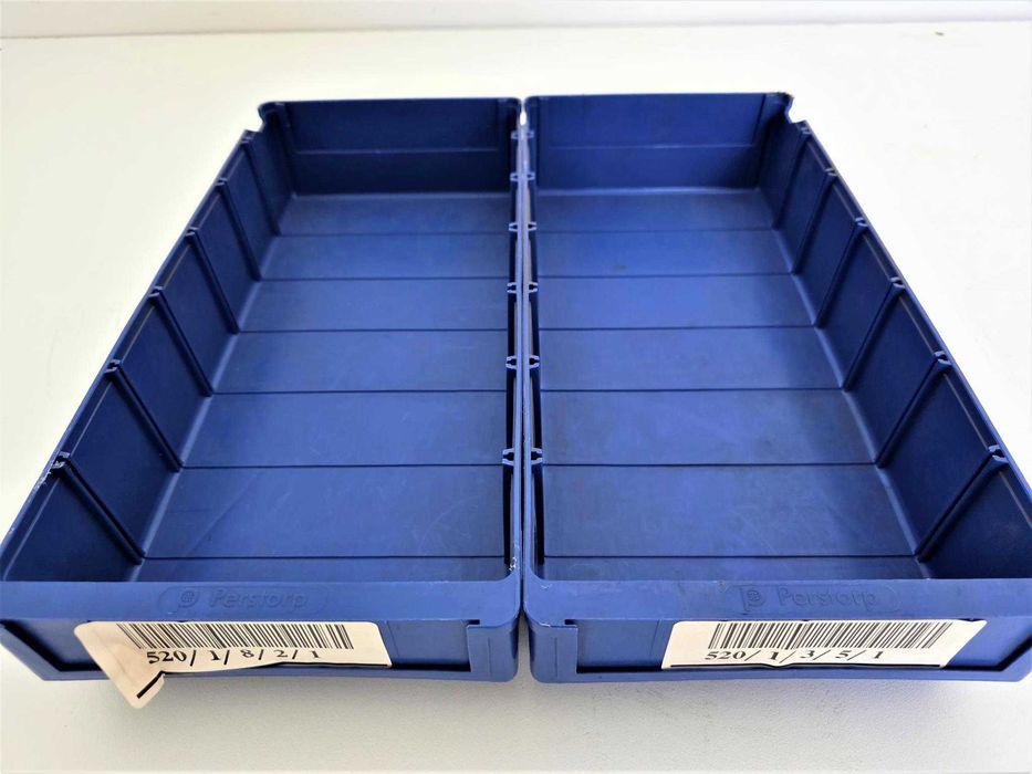 Pojemnik Plastikowy Kuweta 40x19x8cm Skrzynka Kosz Magazyn Warsztat