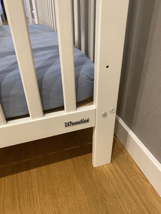 Kompletne łóżeczko Woodies Classic Cot 120x60