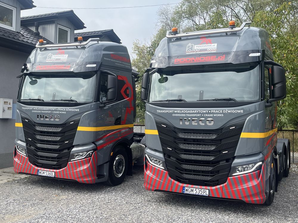 Iveco S-WAY z naczepą MAXTAILER 510 osie pendel