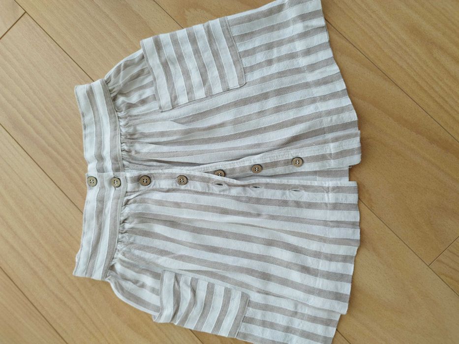 Saia Mayoral com botões à frente e elástico na cintura - 6A