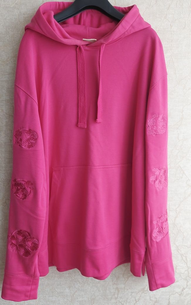 Худі H&M Studio S/S розовий з вишивкою,р  50-52- 175