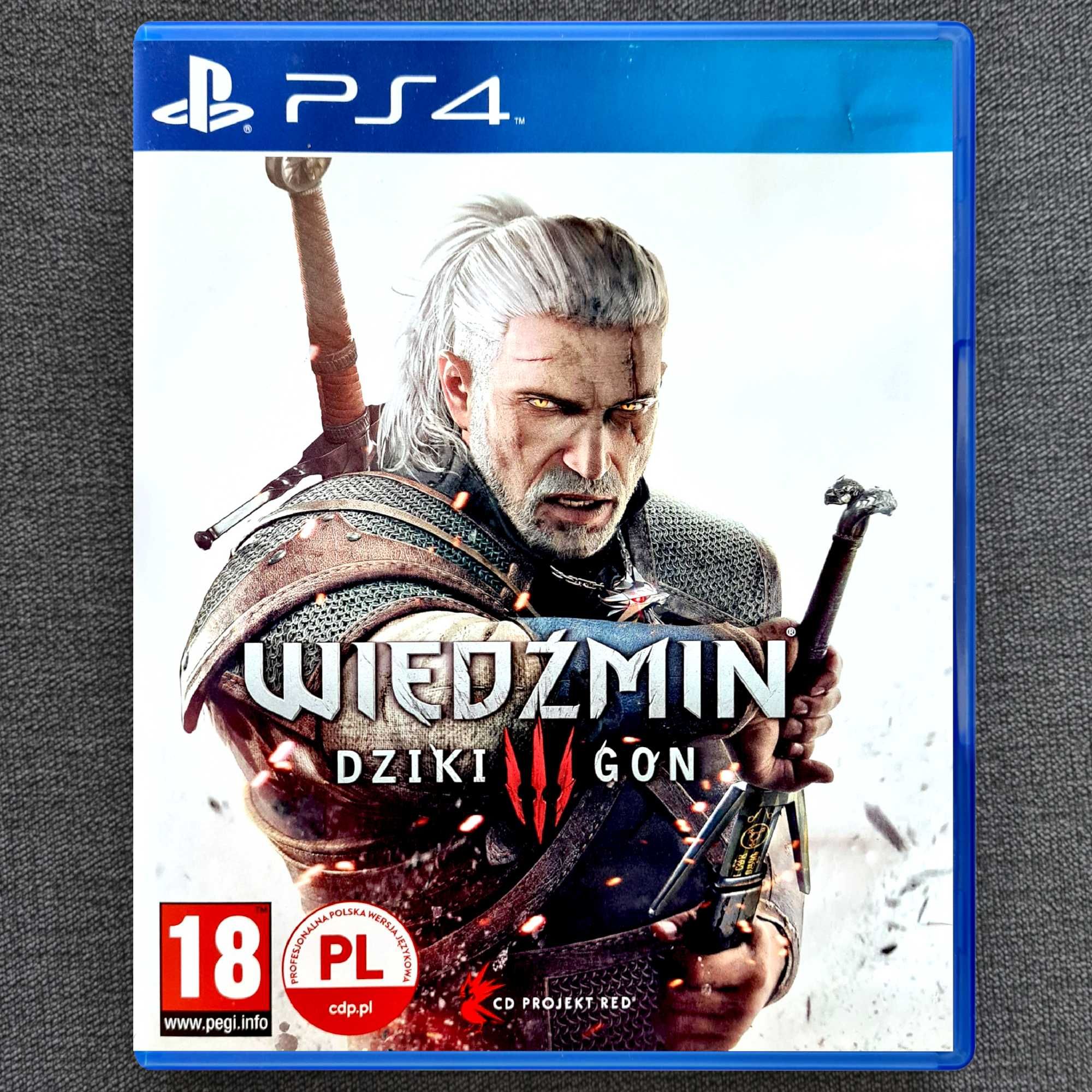 Wiedźmin 3 Dziki Gon PL Ps4 Polski Język DUBBING